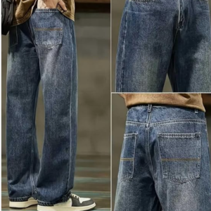 GRECIILOOKS Men Jeans || Baggy Fit Jean’s for Man || Loose Fit High Rise Denim || Stretchable Casual Wear Jean,s || Dance Rap Rapping Style Pant for Men || Denim Cotton Jeans
